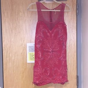 Red dress
